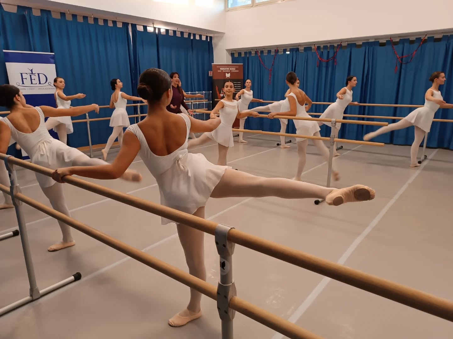 Alcuni istanti dei due pomeriggi di FED, con i Maestri Marta Romagna e Alessandro Grillo.